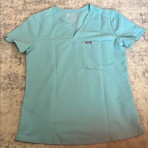 FIGS Women's Teal Scrub Top